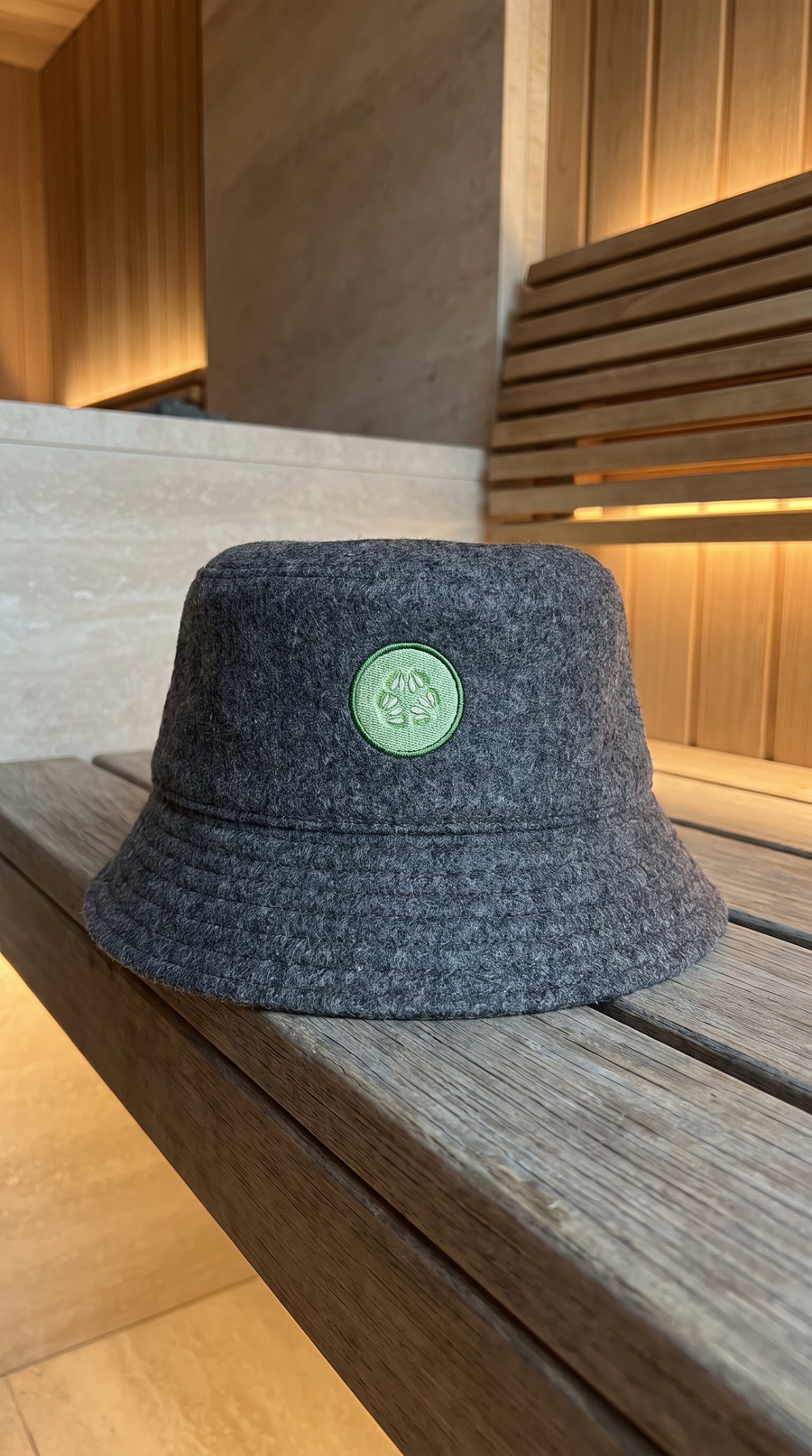 sauna bucket hat - dark grey